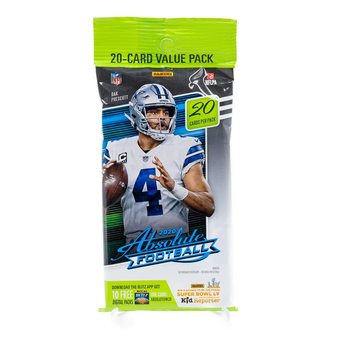 2020 Panini Absolute Football - 20 Card Value Pack
