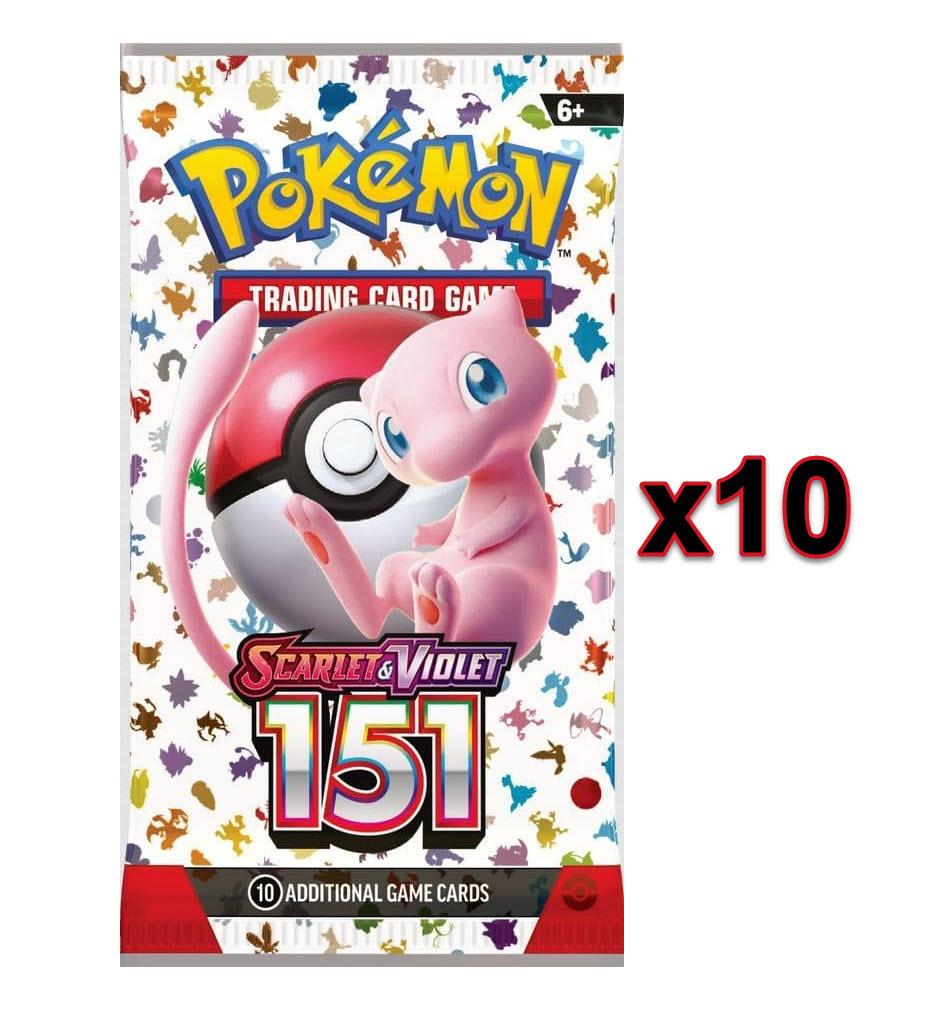 10x 151 English - Pokémon TCG Booster Pack