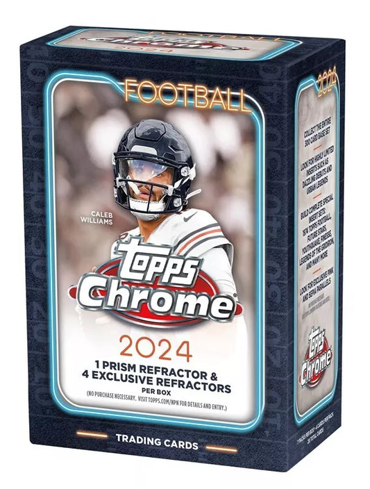 2024 Topps Chrome Football Blaster Box